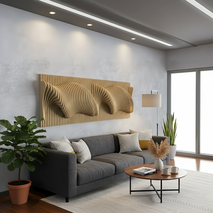 Harmonic Symphony Parametric Wall Art