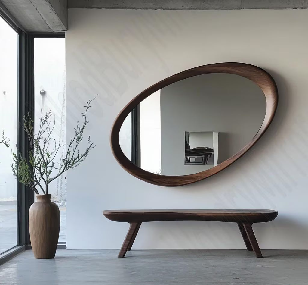 The Horizon Oval Mirror