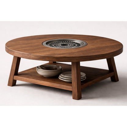 Wabi-Sabi Round Dining Table