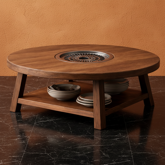 Wabi-Sabi Round Dining Table